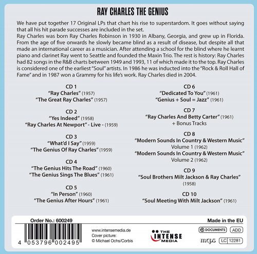 Ray Charles - The Genius - Ray Chales, Vol. 1-10 (2014)