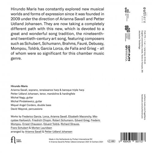 Arianna Savall, Hirundo Maris and Petter Udland Johansen - Poésie et musique (2021) [Hi-Res]