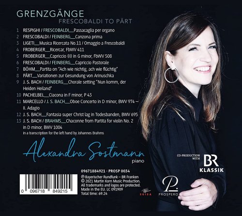 Alexandra Sostmann - Grenzgänge: Frescobaldi To Pärt (2021) [Hi-Res]