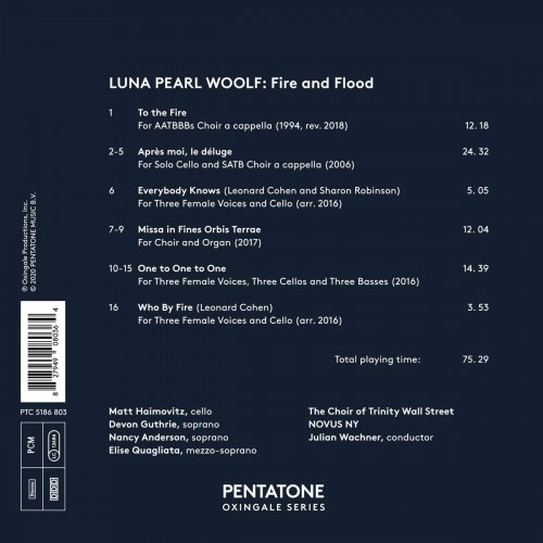 Matt Haimovitz, Devon Guthrie, Nancy Anderson, Elise Quagliata - Luna Pearl Woolf: Fire and Flood (2020) [DSD & Hi-Res]