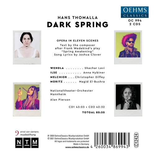 Anna Hybiner, Shachar Lavi, Alan Pierson, Nationaltheater-Orchester Mannheim - Hans Thomalla: Dark Spring (Live) (2021) [Hi-Res]