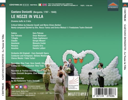 Claudia Urru, Giorgio Misseri, Omar Montanari, Gaia Petrone - Donizetti: Le nozze in villa, A. 4 (Live) (2021) [Hi-Res]