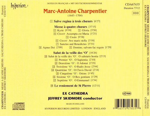 Ex Cathedra, Jeffrey Skidmore - Charpentier: Messe à quatre chœurs (2004)