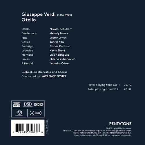 Gulbenkian Symphony Orchestra & Lawrence Foster - Verdi: Otello (2017) [DSD & Hi-Res]