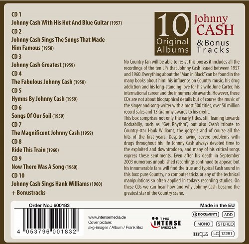 Johnny Cash - Johnny Cash-10 Original Albums, Vol. 1-10 (2014)