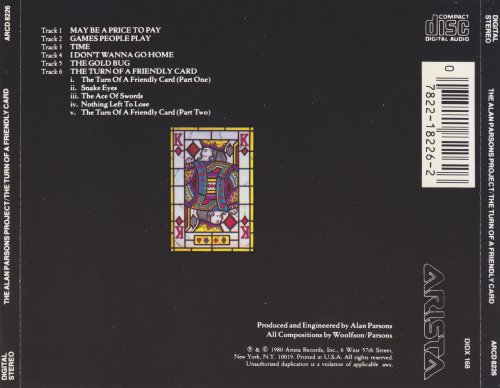The Alan Parsons Project - The Turn Of A Friendly Card (1995)