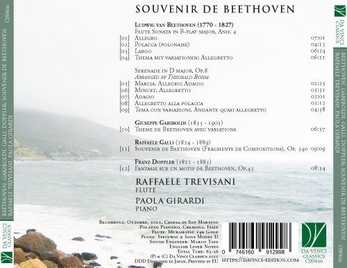 Raffaele Trevisani - Beethoven, Böhm, Gariboldi, Galli, Doppler: Souvenir de Beethoven (2021) Hi-Res