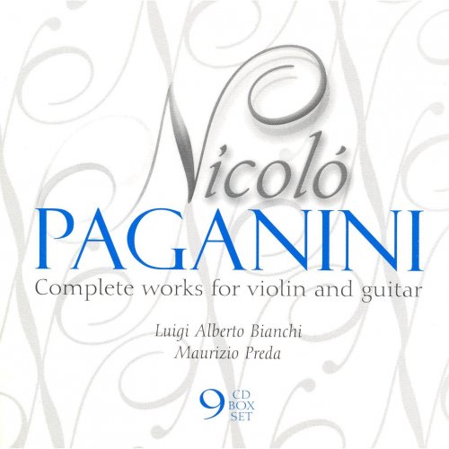 Luigi Alberto Bianchi, Maurizio Preda - Paganini: Complete Works for Violin and Guitar (9CD BoxSet) (2004)