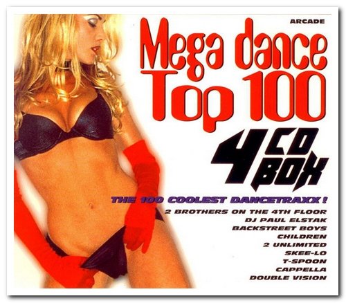 VA - Mega Dance Top 100 [4CD Box Set] (1996)