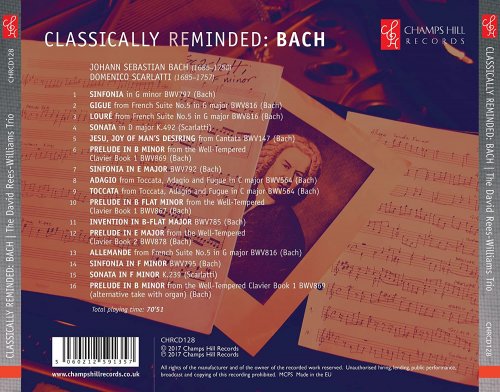 David Rees-Williams Trio - Classically Reminded: Bach (2017)