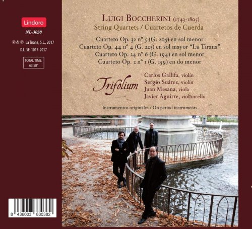 TRiFOLiUM - Luigi Boccherini. String Quartets (2017) [Hi-Res]