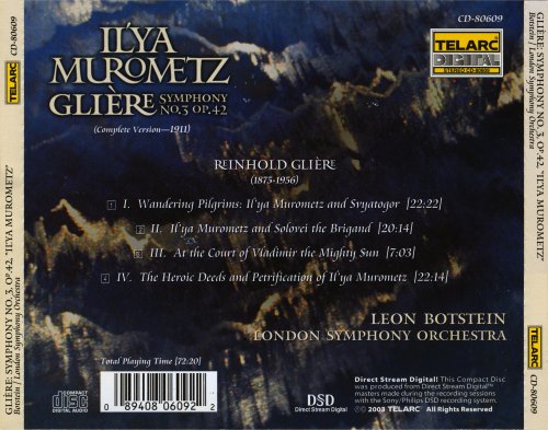 London Symphony Orchestra, Leon Botstein - Glière: Ilya Murometz (2003)