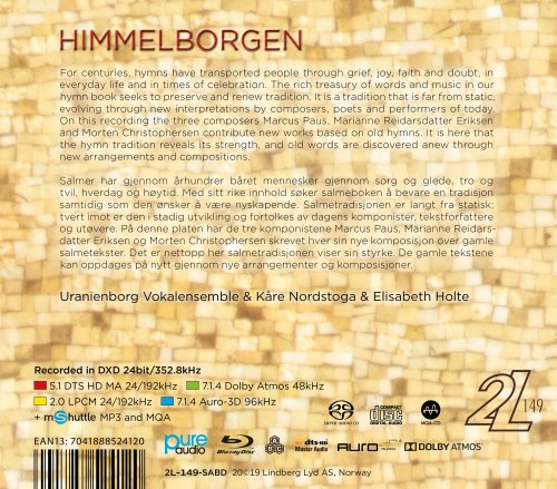 Uranienborg Vokalensemble, Kåre Nordstoga & Elisabeth Holte - HIMMELBORGEN (2019) [DSD & Hi-Res]