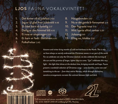 Fauna Vokalkvintett - LJOS (2018) [DSD & Hi-Res]