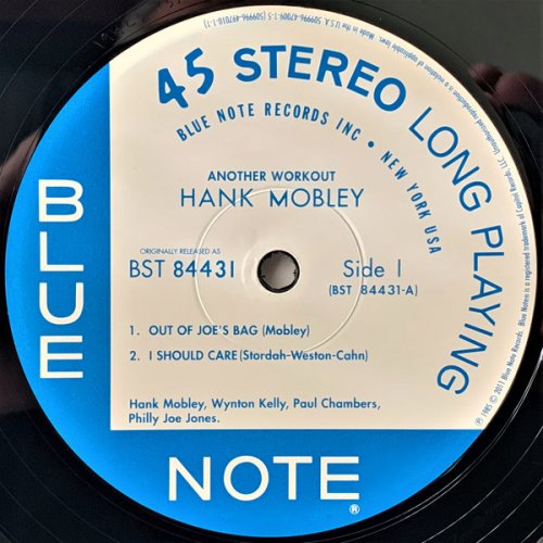 Hank Mobley - Another Workout (2011 Reissue) LP