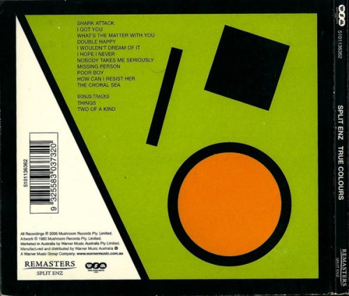 Split Enz - True Colours (Remastered & Expanded) (1980/2006)
