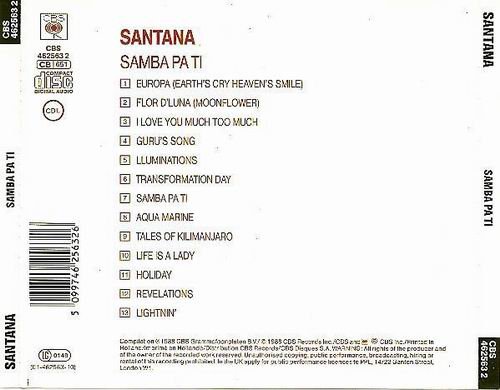 Santana - Samba Pa Ti (1988)