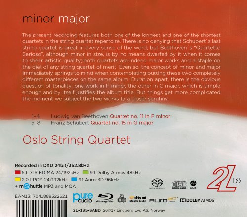 Oslo String Quartet - Minor Major (2017) [DSD & Hi-Res]