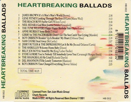 VA - Heartbreaking Ballads, Vol. 2 (1991) CD-Rip