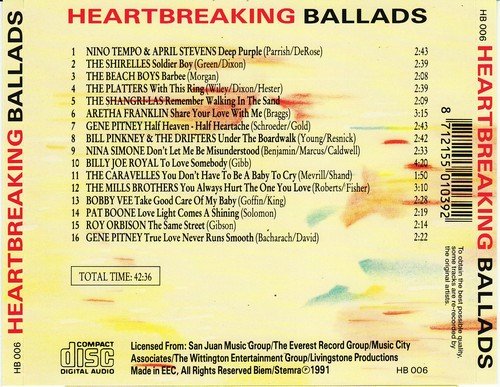 VA - Heartbreaking Ballads, Vol. 6 (1991) CD-Rip