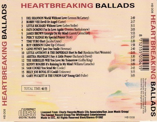 VA - Heartbreaking Ballads, Vol. 8 (1991) CD-Rip