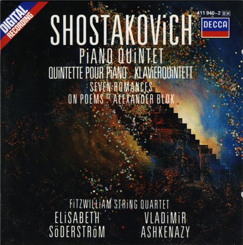 Fitzwilliam String Quartet, Elisabeth Soderstrom, Vladimir Ashkenazy - Shostakovich: Seven Romances on Poems of Alexander Blok (1986)