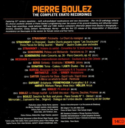 Pierre Boulez - The Complete Erato Recordings (2015) [14CD Box Set]