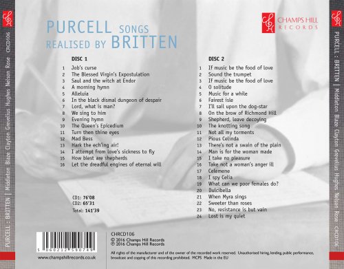 Ruby Hughes, Allan Clayton, Joseph Middleton - Purcell Songs realised by Britten (2016)