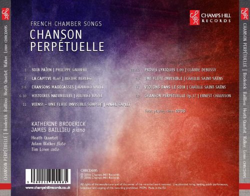 Katherine Broderick & James Baillieu - Chanson Perpétuelle (2016)