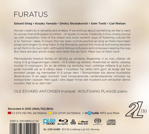 Ole Edvard Antonsen & Wolfgang Plagge - Furatus (2017) [DSD & Hi-Res]