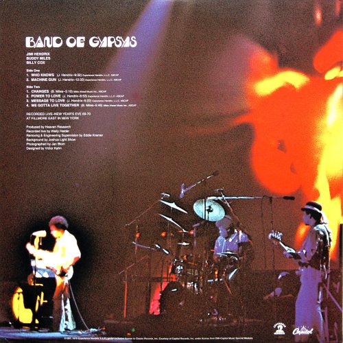 Jimi Hendrix - Band Of Gypsys (1970) LP