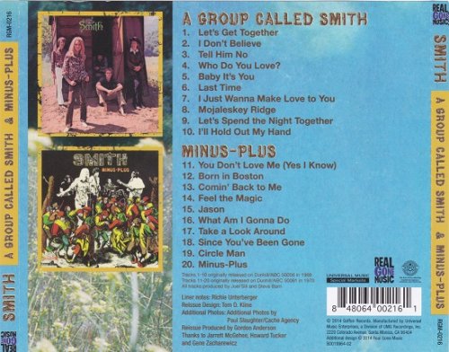 Smith - A Group Called Smith / Minus Plus (Reissue) (1969-70/2014)