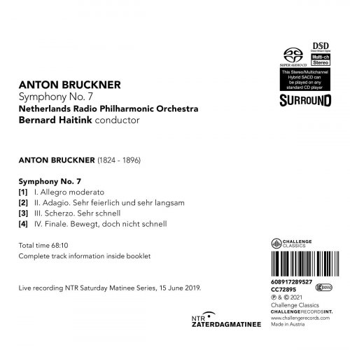 Bernard Haitink - Bruckner: Symphony No. 7 (2021) [SACD]