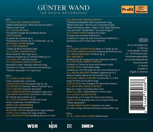 Günter Wand - Günter Wand: The Radio Recordings [20CD] (2013)