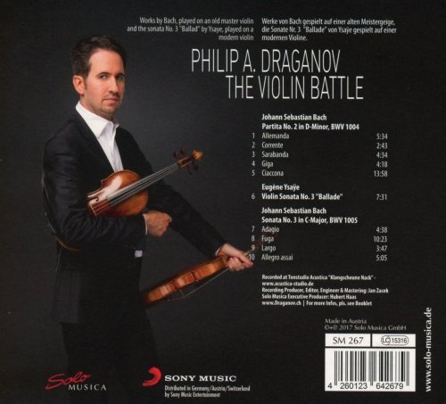 Philip A. Draganov - J.S. Bach: The Violin Battle (2017) [Hi-Res]