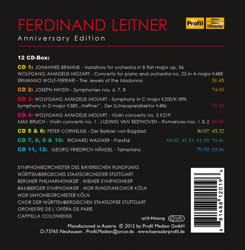 Ferdinand Leitner - Ferdinand Leitner Anniversary Edition [12CD] (2012)