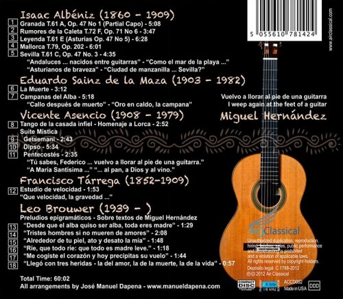 José Manuel Dapena - Al Pie de una Guitarra (2012) [Hi-Res]