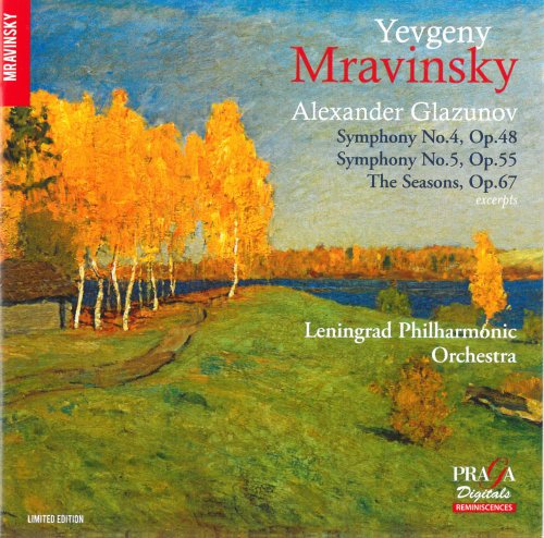 Yevgeny Mravinsky - Glazunov: Symphony No. 4 & 5, The Seasons (2016) CD-Rip