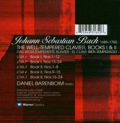 Daniel Barenboim - Bach, JS: Well-Tempered Clavier Books 1 & 2 (2006)