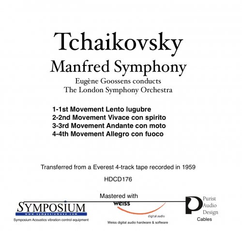 Eugene Goossens - Tchaikovsky: Manfred Symphony (1959) [2010] Hi-Res