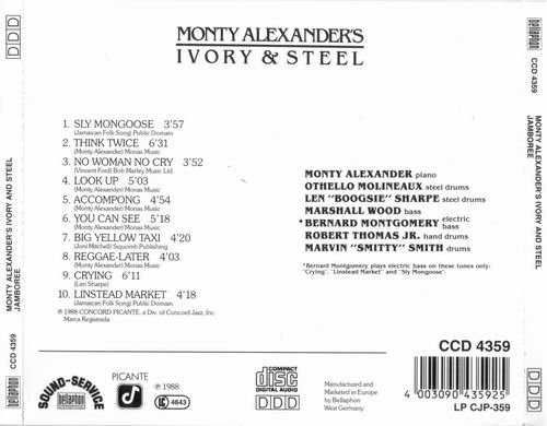 Monty Alexander's Ivory & Steel - Jamboree (1988) CD Rip