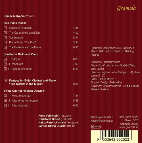 Anna Volovitch, Christoph Croisé, Heinz-Peter Linshalm, Santos String Quartet - Contemplations (2021) [Hi-Res]