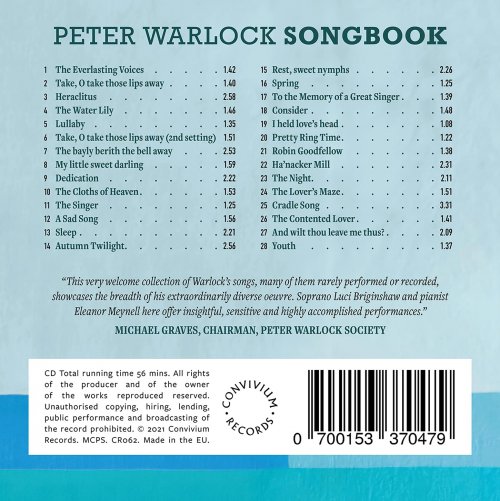 Eleanor Meynell, Luci Briginshaw - Warlock: Songbook (2021) [Hi-Res]