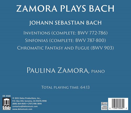 Paulina Zamora - J.S. Bach: Piano Works (2021) [Hi-Res]