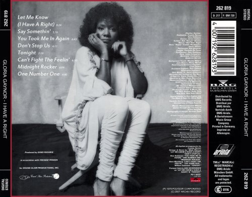 Gloria Gaynor - I Have A Right (2007) Lossless