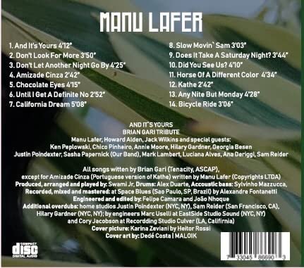 Manu Lafer - And It´s Yours (2021)