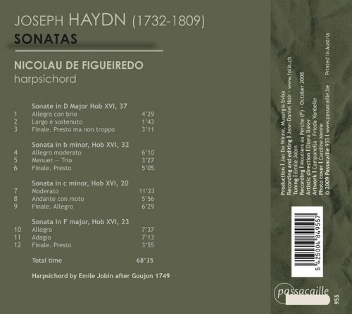 Nicolau de Figueiredo - Haydn: Keyboard Sonatas (2012)