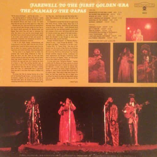 Farewell To The First Golden Era by The Mamas & The Papas on Plixid