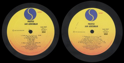 Jan Akkerman - Profile (1972) LP