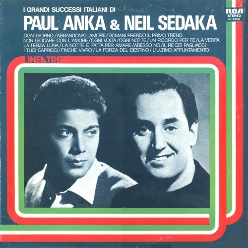 Paul Anka / Neil Sedaka ‎- I Grandi Successi Italiani Di Paul Anka & Neil Sedaka (1979) [Vinyl]